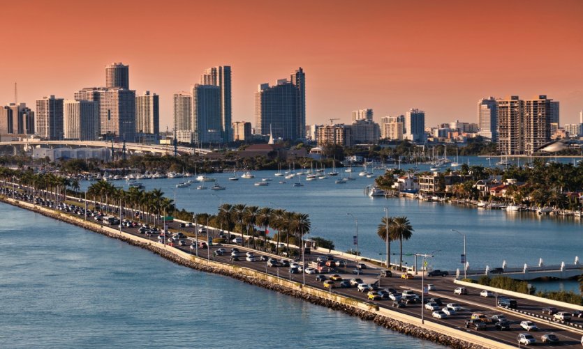 Skyline of Miami. Skyline of Miami.