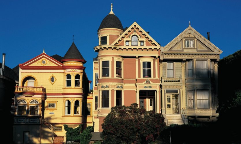 <p>Maisons victoriennes de San Francisco.</p> <p>Maisons victoriennes de San Francisco.</p>