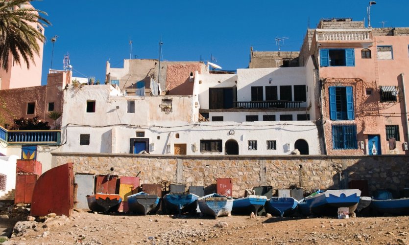 Petit village de pêcheur près d'Agadir. Petit village de pêcheur près d'Agadir.