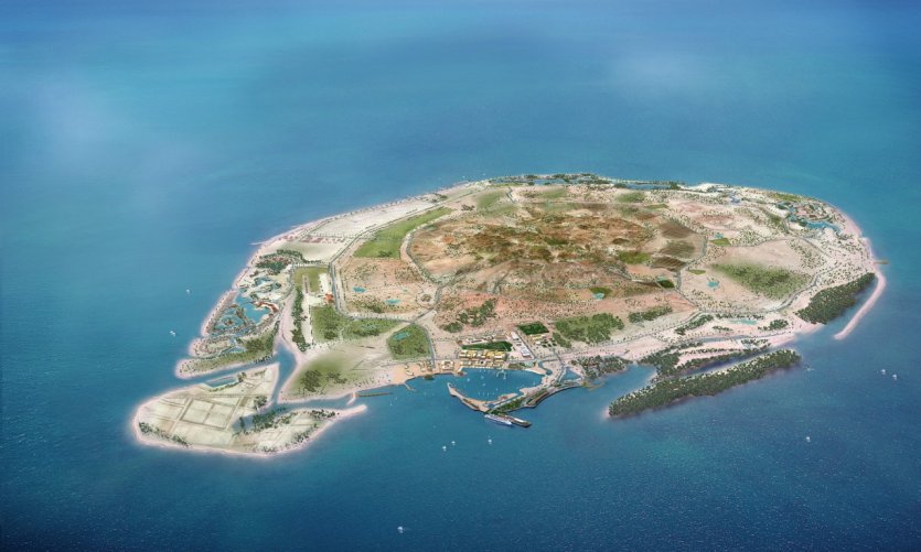 Ile de Sir Bani Yas. Ile de Sir Bani Yas.