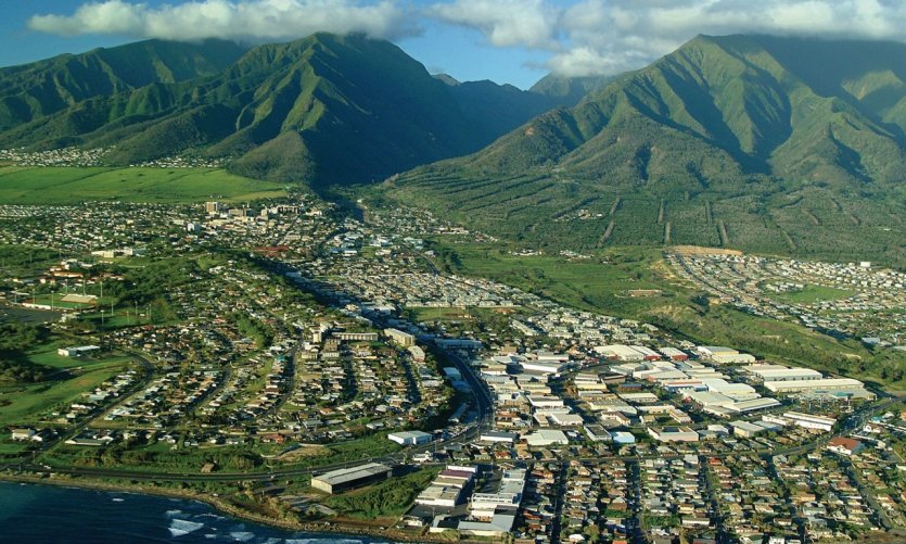Survol de Kahului. Survol de Kahului.