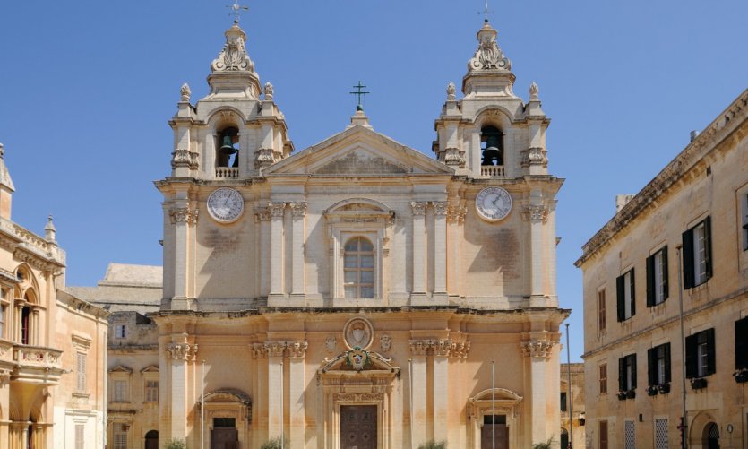 Saint Paul Cathedral in Mdina. Saint Paul Cathedral in Mdina.