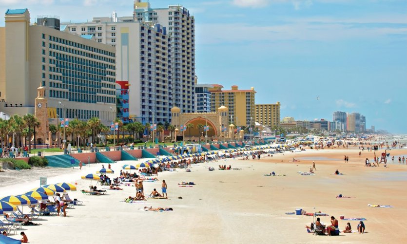 Beach of Daytona Beach. Beach of Daytona Beach.