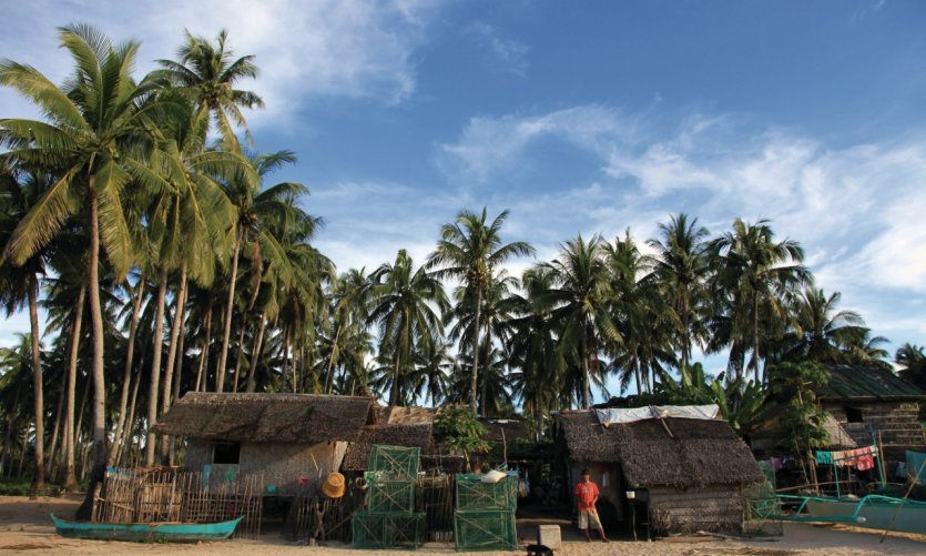 Village de Calitang au nord de Palawan. Village de Calitang au nord de Palawan.