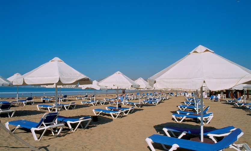 La plage d'Agadir. La plage d'Agadir.