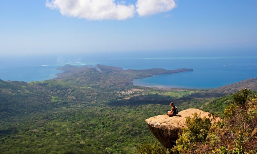 Vue époustouflante depuis le Mont Choungui. Vue époustouflante depuis le Mont Choungui.