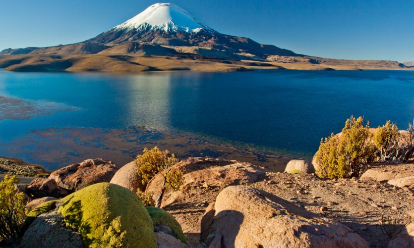 Lago Chungara. Lago Chungara.