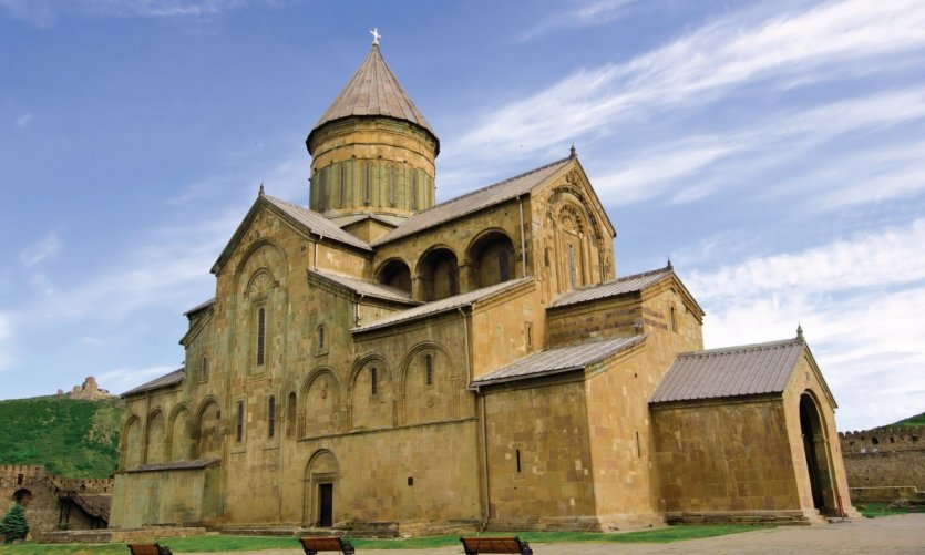 <p>Mtskheta Cathedral in the th century remains one of the spiritual hearts of the country and one of the most important monuments of Georgian Christian architecture.</p> <p>Mtskheta Cathedral in the th century remains one of the spiritual hearts of the country and one of the most important monuments of Georgian Christian architecture.</p>