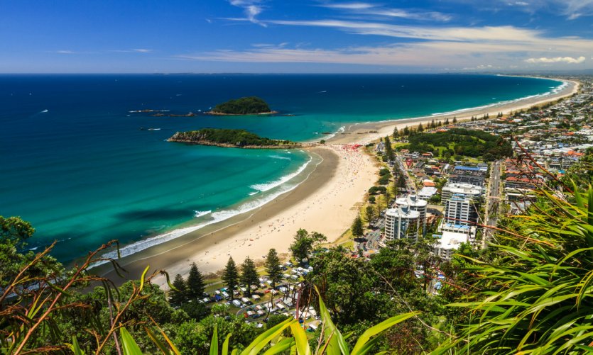La ville de Tauranga. La ville de Tauranga.