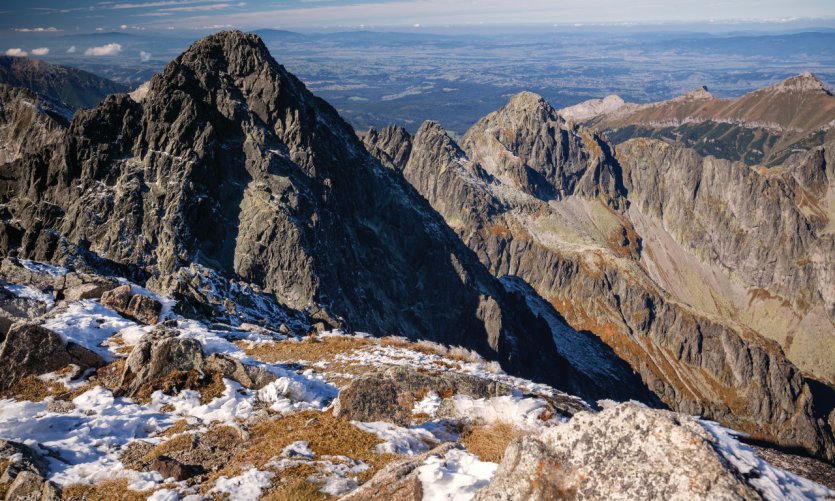 Vue depuis le Lomnicky Vue depuis le Lomnicky