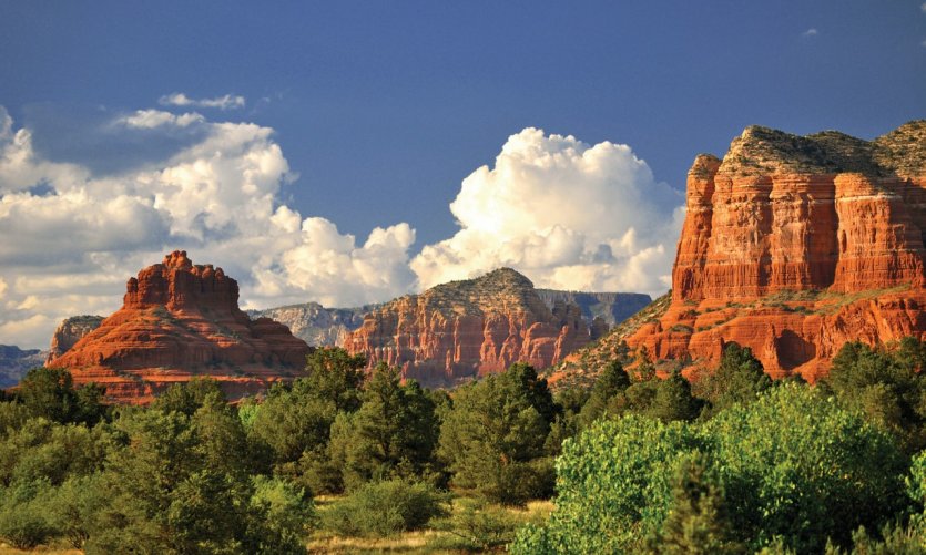 Les red rock à Sedona. Les red rock à Sedona.