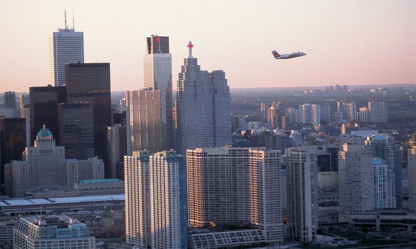 Vue aérienne de Toronto. Vue aérienne de Toronto.