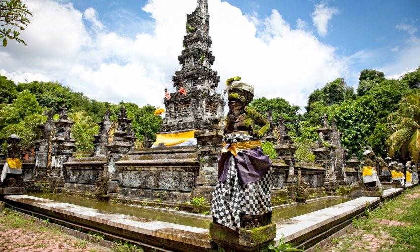 Le temple Pura Jagatnatha. Le temple Pura Jagatnatha.