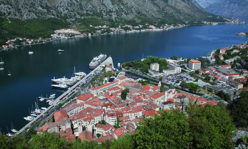 <p>The town of Kotor view of the citadel</p> <p>The town of Kotor view of the citadel</p>