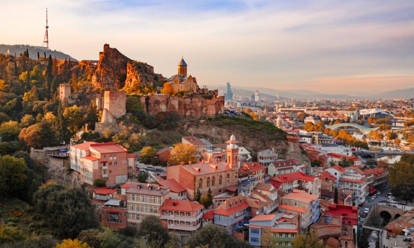 <p>View of Tbilisi.</p> <p>View of Tbilisi.</p>