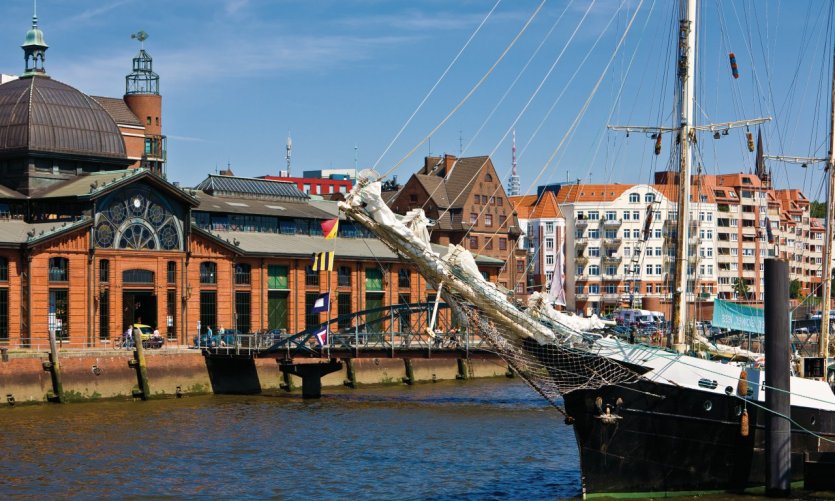 Los muelles de Hamburgo. Los muelles de Hamburgo.