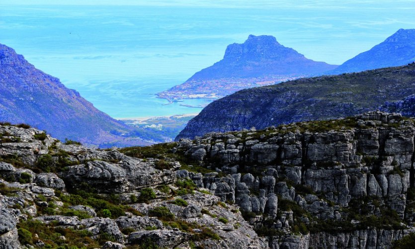 Hout Bay vu de Table Mountain Hout Bay vu de Table Mountain