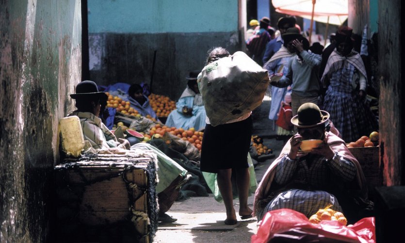 Mercado indígena. Mercado indígena.