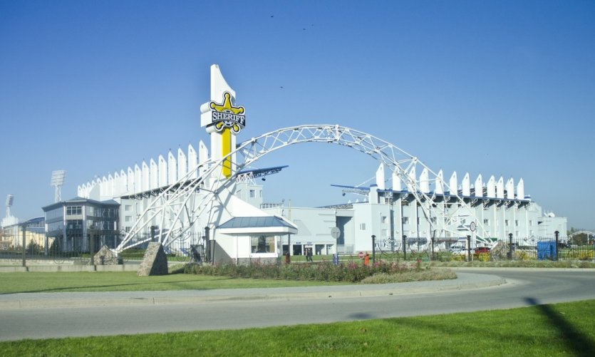 <p>Stade de football Sheriff à Tiraspol.</p> <p>Stade de football Sheriff à Tiraspol.</p>