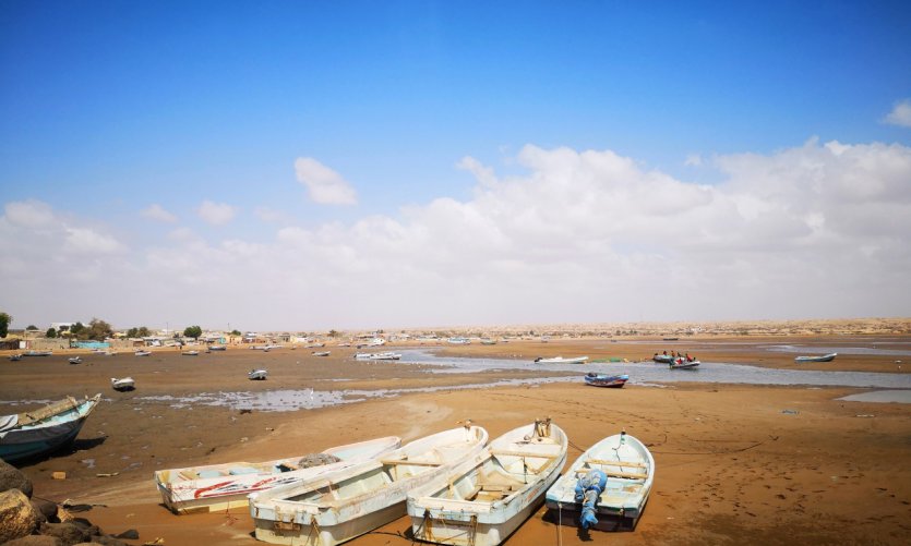<p>El puerto de Obock.... en marea baja.</p> <p>El puerto de Obock.... en marea baja.</p>
