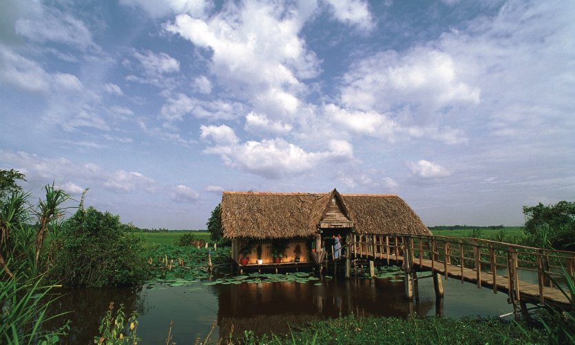 Maison sur pilotis à Tây Ninh. Maison sur pilotis à Tây Ninh.