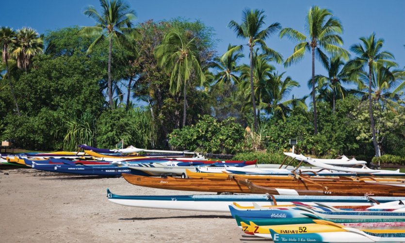 Plage de Kailua-Kona. Plage de Kailua-Kona.