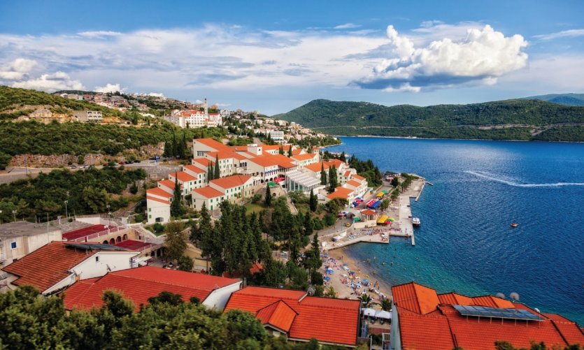 Le village touristique de Neum. Le village touristique de Neum.