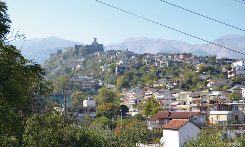 Ciudad de Gjirokastra. Ciudad de Gjirokastra.