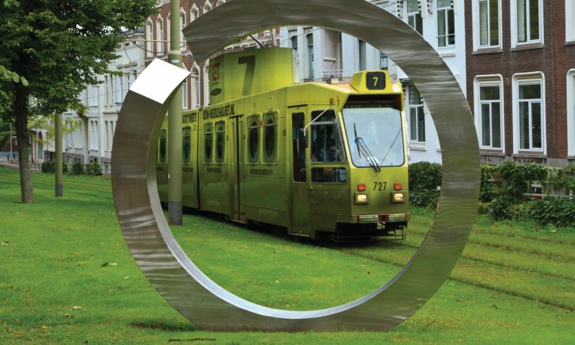 Tramway à Eendrachtsweg. Tramway à Eendrachtsweg.