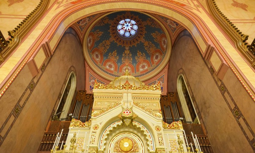 La grande synagogue de Budapest. La grande synagogue de Budapest.