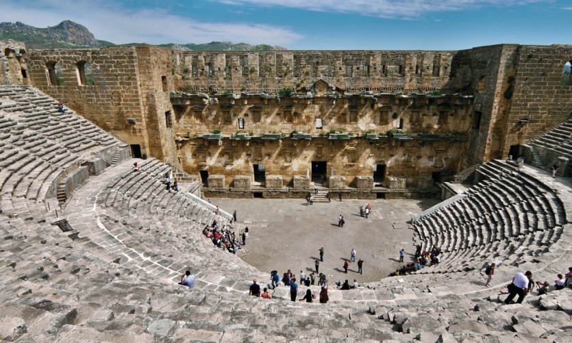 Théâtre d'Aspendos. Théâtre d'Aspendos.