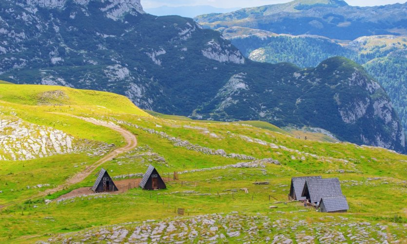 Paysage du Parc National du Durmitor. Paysage du Parc National du Durmitor.