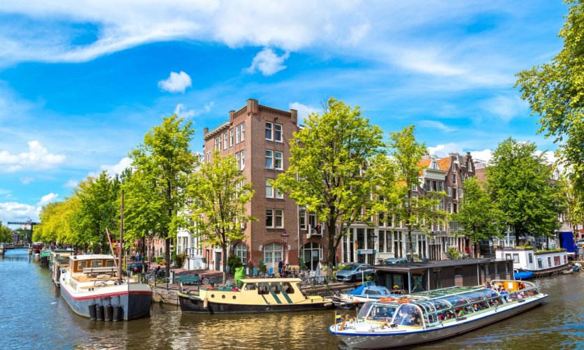 Les canaux d'Amsterdam. Les canaux d'Amsterdam.
