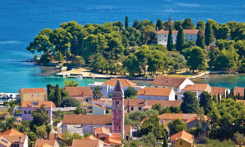 Village de Preko sur l'île d'Ugljan. Village de Preko sur l'île d'Ugljan.