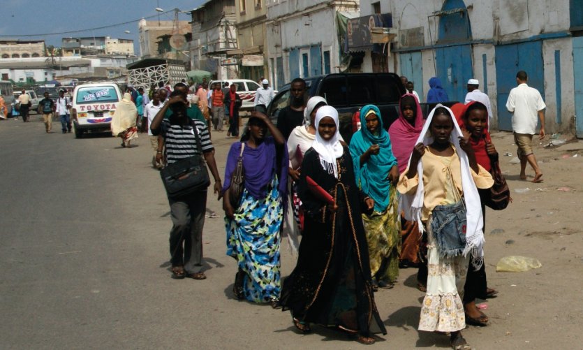 <p>En las calles de Djibouti.</p> <p>En las calles de Djibouti.</p>