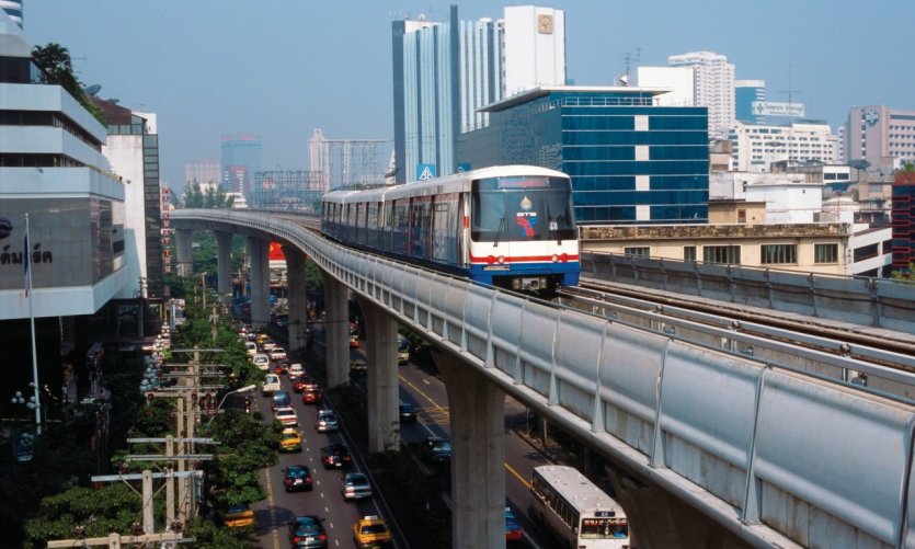 BTS Skytrain. BTS Skytrain.