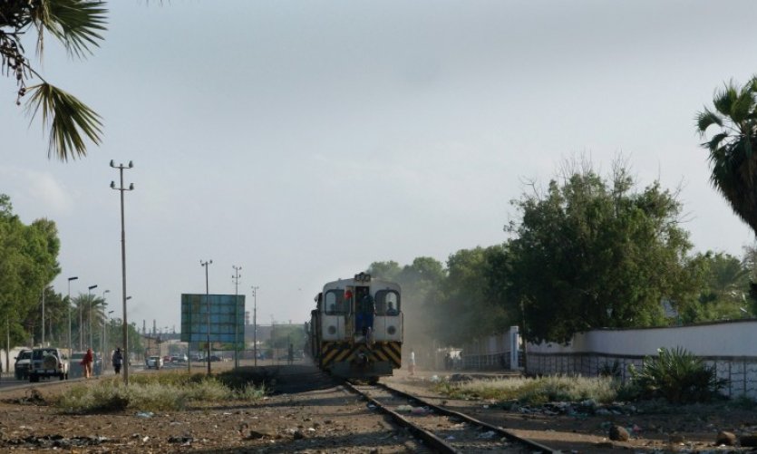 The train Djibouti- addis-ababa. The train Djibouti- addis-ababa.