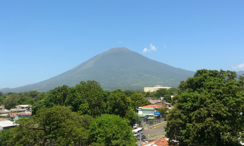 <p>Le volcan de San Miguel.</p> <p>Le volcan de San Miguel.</p>