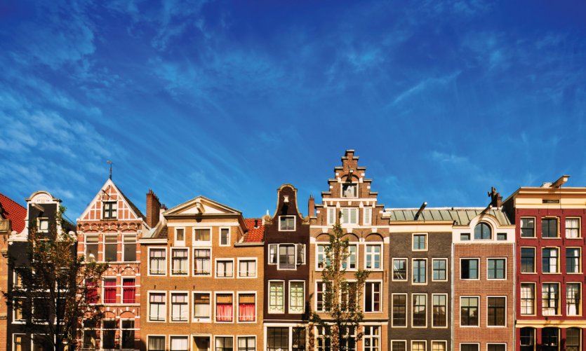 Maisons typiques d'Amsterdam. Maisons typiques d'Amsterdam.