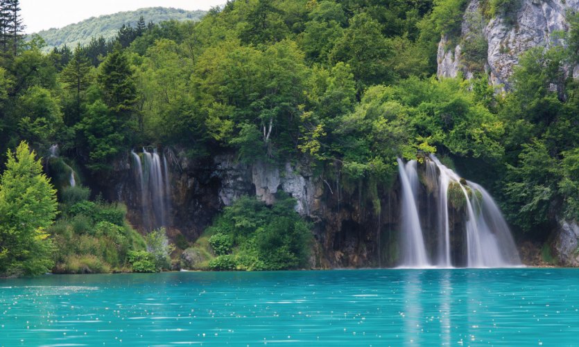Parc national des lacs de Plitvice. Parc national des lacs de Plitvice.