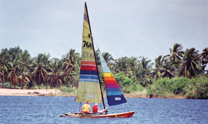 Sports nautiques à Ada. Sports nautiques à Ada.