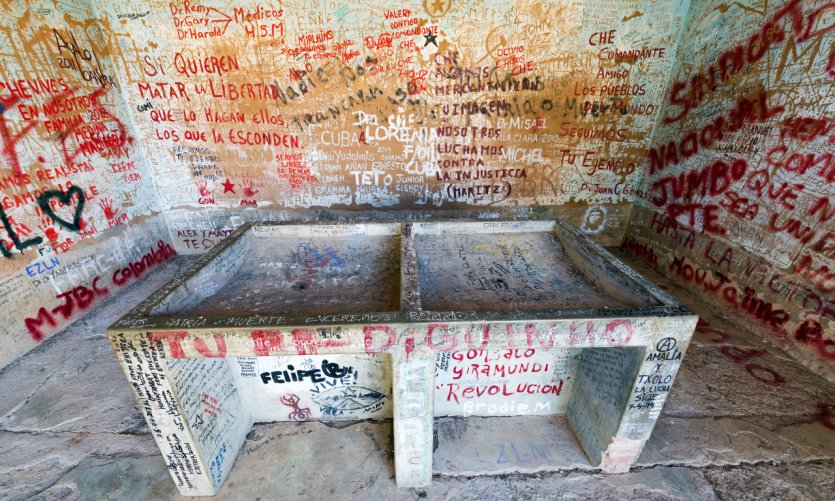 <p>La Lavandería donde el cuerpo del Che Guevara fue expuesto a los medios de comunicación de todo el mundo.</p> <p>La Lavandería donde el cuerpo del Che Guevara fue expuesto a los medios de comunicación de todo el mundo.</p>