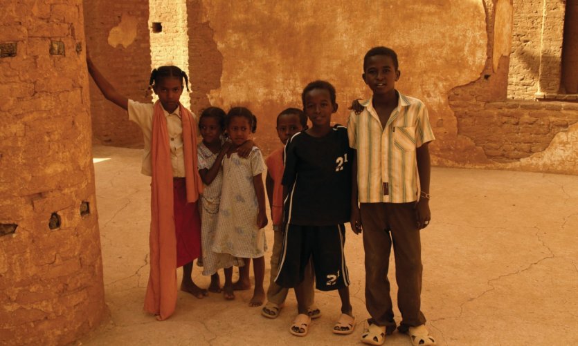 Dans la mosquée de Kassala. Dans la mosquée de Kassala.