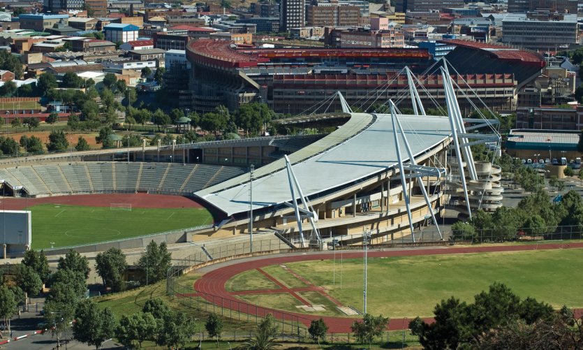 Stade Soccer city à Johannesburg. Stade Soccer city à Johannesburg.