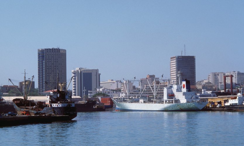 Port maritime de Dakar. Port maritime de Dakar.