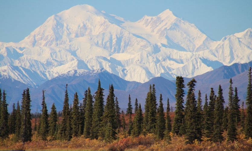 Le mont Denali, Denali National Park. Le mont Denali, Denali National Park.