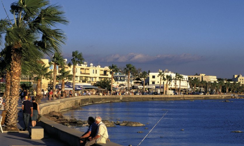 Front de mer à Paphos. Front de mer à Paphos.