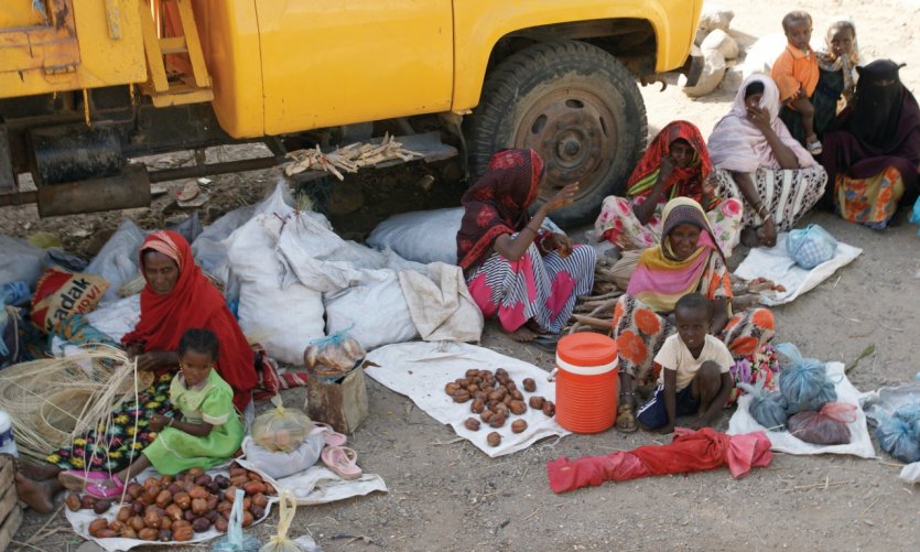 <p>The market place of the village of Dikhil.</p> <p>The market place of the village of Dikhil.</p>