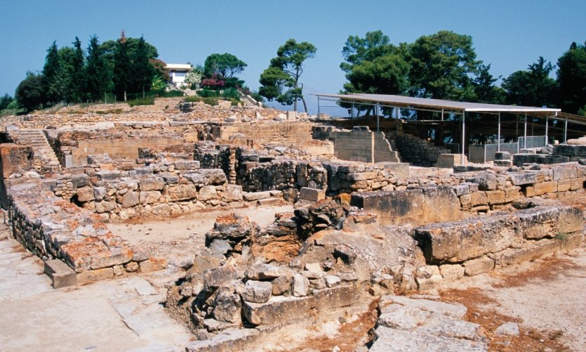 Site antique de Phaestos. Site antique de Phaestos.