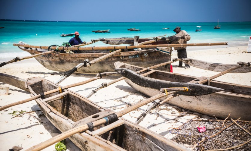 <p>Pêcheurs sur la plage de Nungwi.</p> <p>Pêcheurs sur la plage de Nungwi.</p>